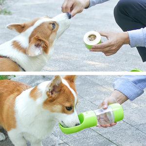 2 IN 1 WATER-TREAT PORTABLE BOTTLE