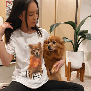 CUSTOM PAW-TRAIT TEE UNISEX