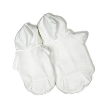 WHITE PET HOODIE