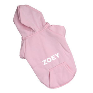 PINK PET HOODIE