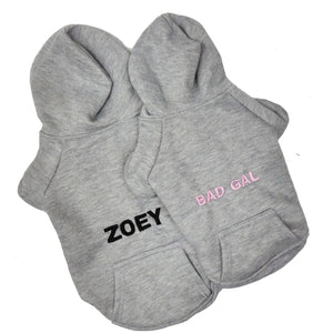 GREY PET HOODIE
